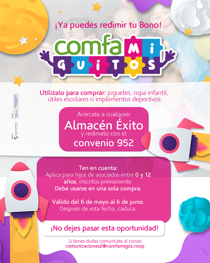 Comfamiguitos banners